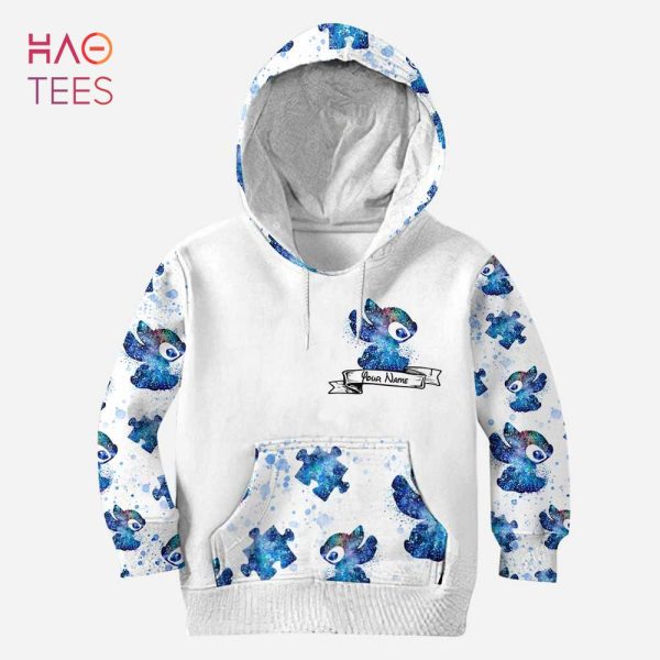 BEST In April We Wear Blue Personalized Autism Awareness Hoodie & Leggings