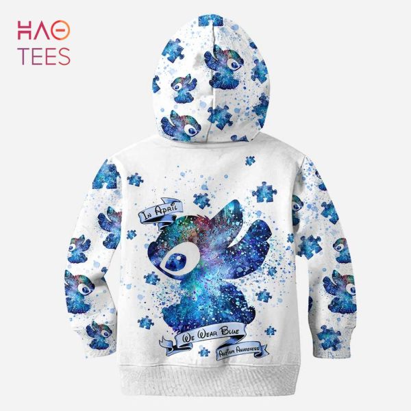 BEST In April We Wear Blue Personalized Autism Awareness Hoodie & Leggings