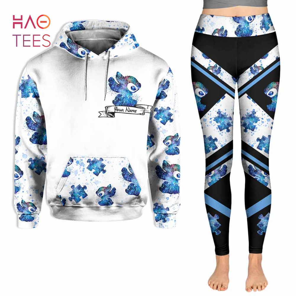 BEST In April We Wear Blue Personalized Autism Awareness Hoodie & Leggings BEST In April We Wear Blue Personalized Autism Awareness Hoodie & Leggings
