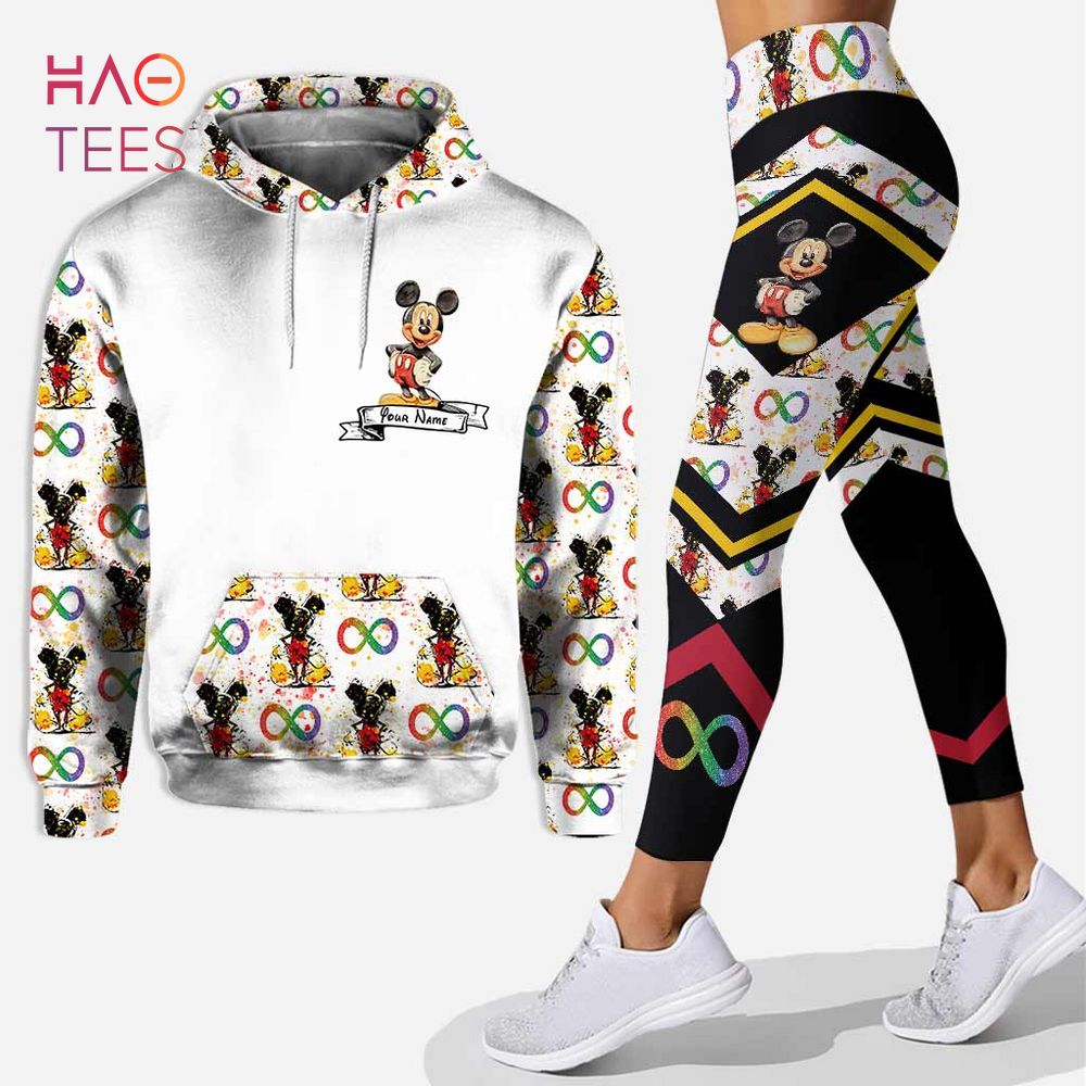 BEST In April We Wear Red Personalized Autism Awareness Hoodie & Leggings BEST In April We Wear Red Personalized Autism Awareness Hoodie & Leggings