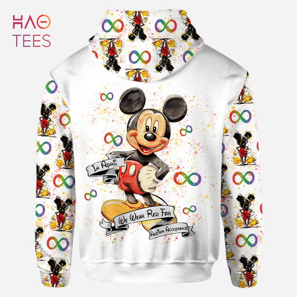 BEST In April We Wear Red Personalized Autism Awareness Hoodie & Leggings BEST In April We Wear Red Personalized Autism Awareness Hoodie & Leggings
