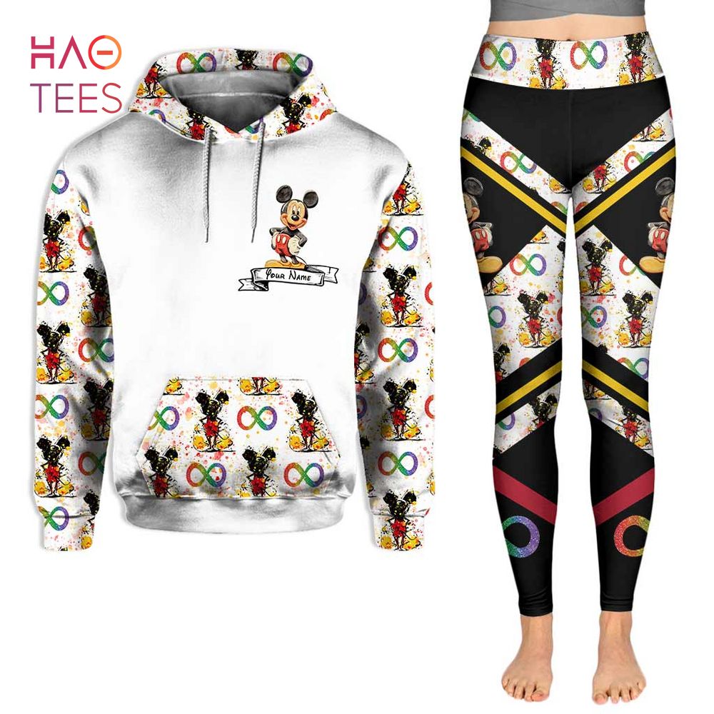 BEST In April We Wear Red Personalized Autism Awareness Hoodie & Leggings BEST In April We Wear Red Personalized Autism Awareness Hoodie & Leggings