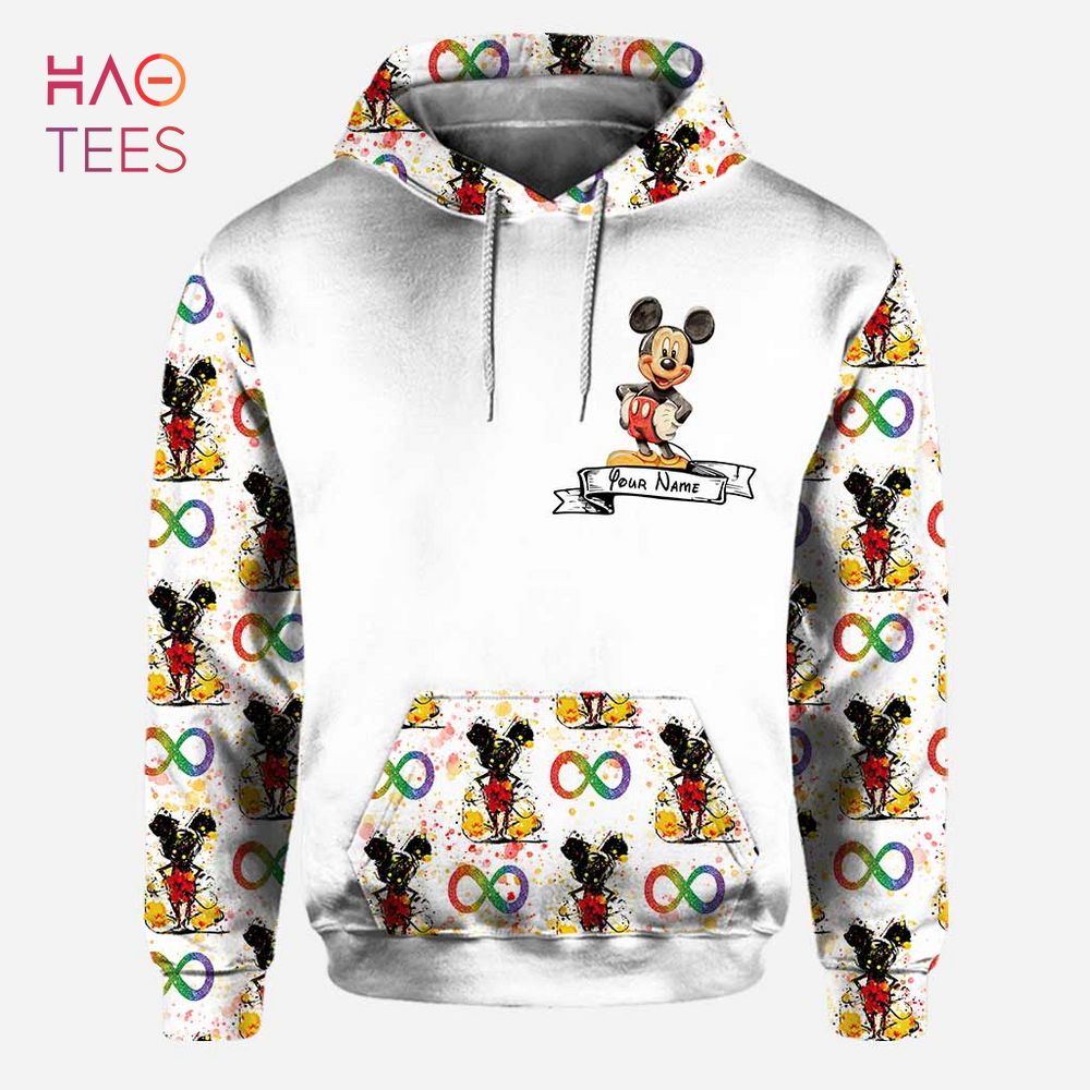 BEST In April We Wear Red Personalized Autism Awareness Hoodie & Leggings BEST In April We Wear Red Personalized Autism Awareness Hoodie & Leggings