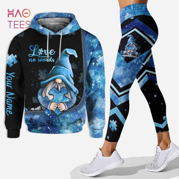 BEST Love Needs No Words Hoodie And Leggings Set