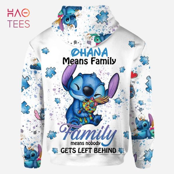 BEST Ohana Means Family Lovers Personalized Autism Awareness Hoodie & Leggings