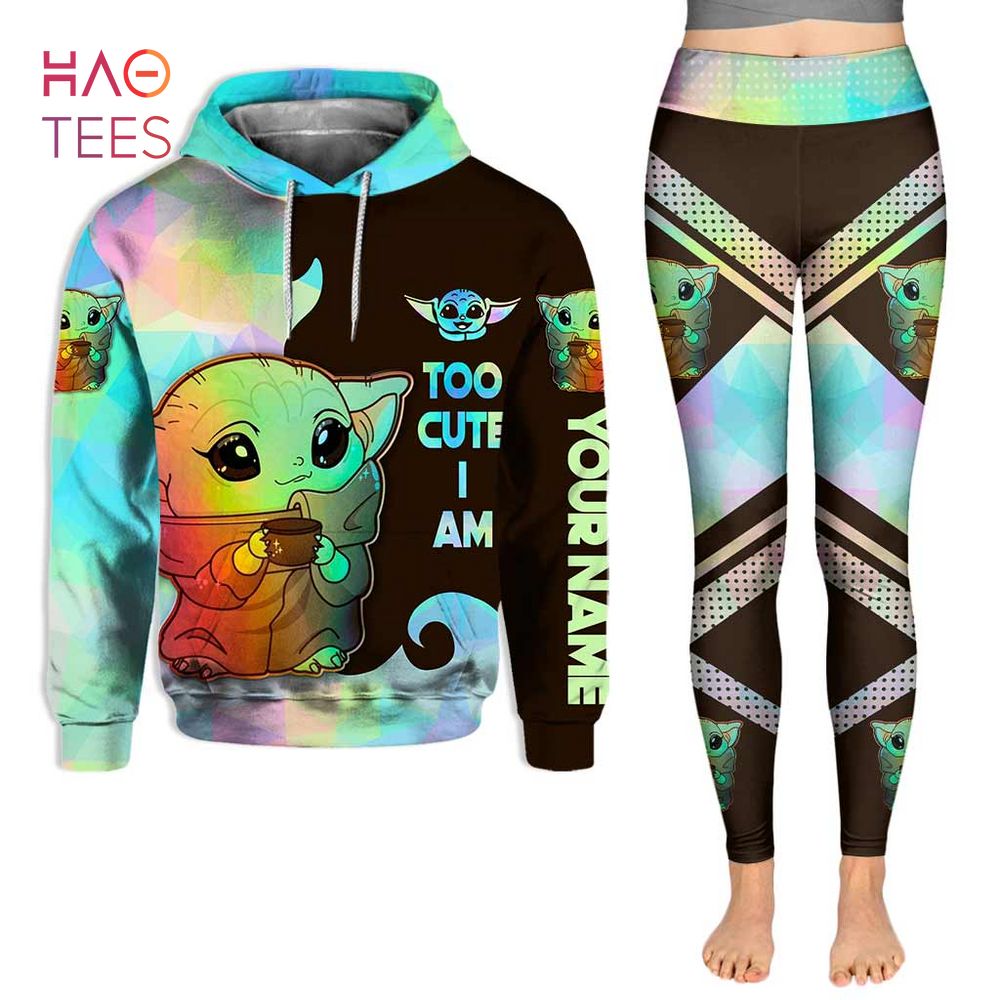 BEST Personalized Baby Yoda Hoodie Leggings Set BEST Personalized Baby Yoda Hoodie Leggings Set