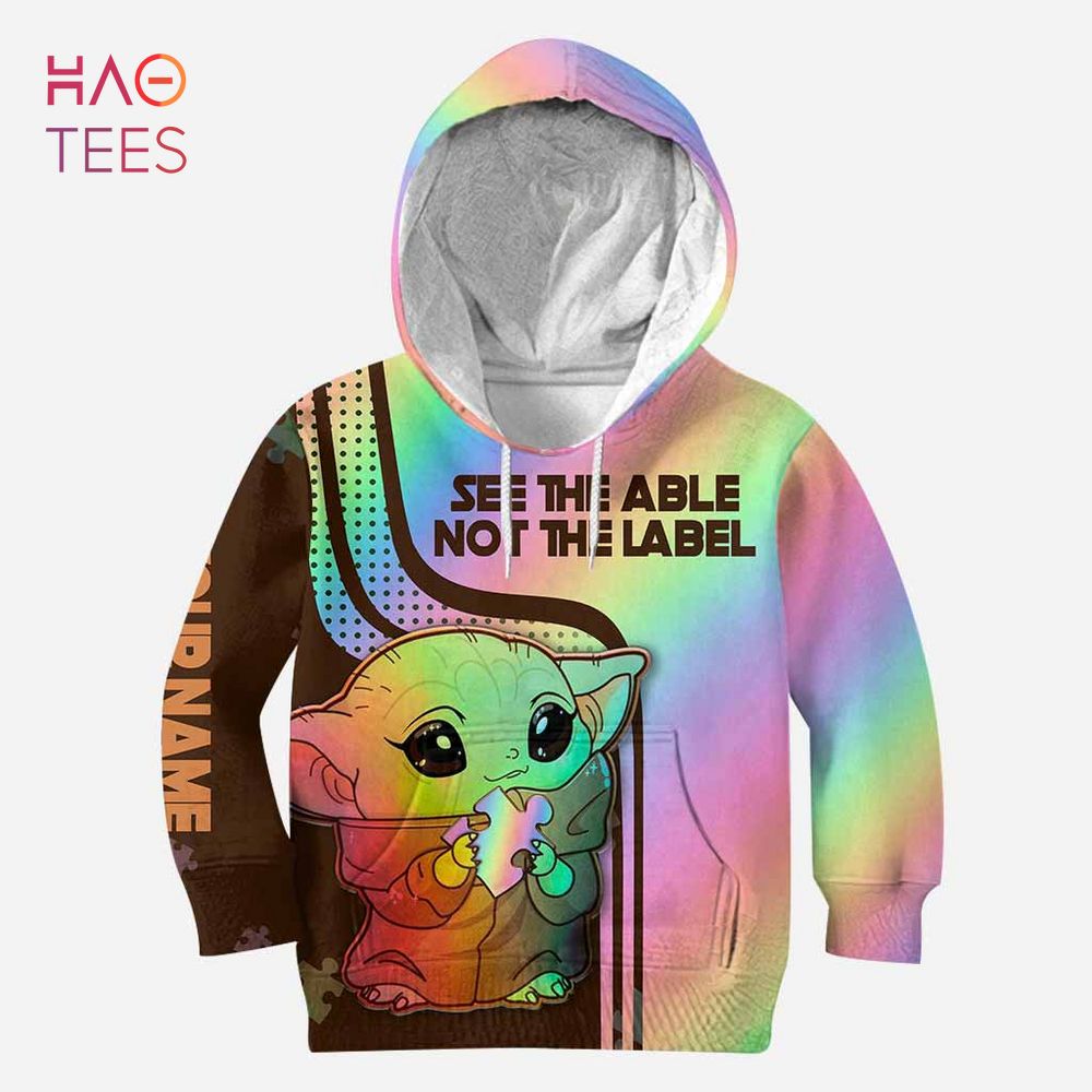BEST See The Able Not The Label Personalized Autism Awareness 3D Hoodie & Leggings Sets BEST See The Able Not The Label Personalized Autism Awareness 3D Hoodie & Leggings Sets