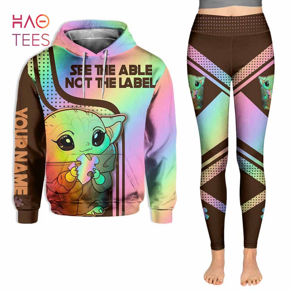 BEST See The Able Not The Label Personalized Autism Awareness 3D Hoodie & Leggings Sets BEST See The Able Not The Label Personalized Autism Awareness 3D Hoodie & Leggings Sets