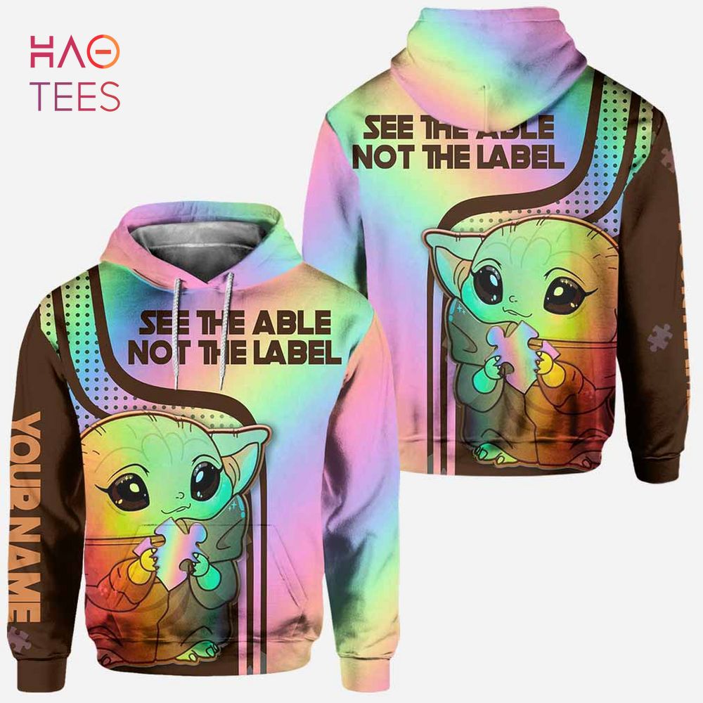 BEST See The Able Not The Label Personalized Autism Awareness 3D Hoodie & Leggings Sets BEST See The Able Not The Label Personalized Autism Awareness 3D Hoodie & Leggings Sets