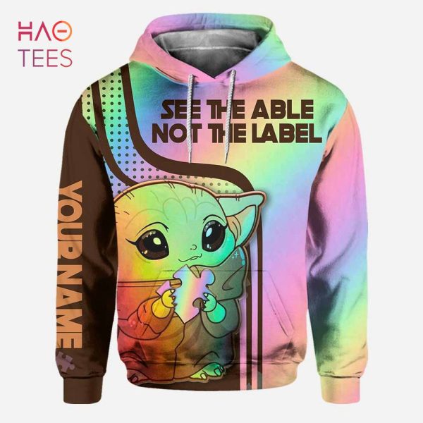BEST See The Able Not The Label Personalized Autism Awareness 3D Hoodie & Leggings Sets