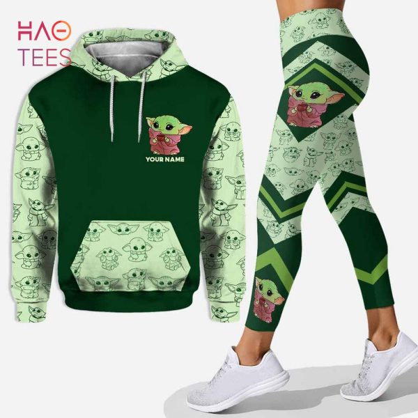 [BEST] Kids Star Wars, Personalized Baby Yoda Hoodie Leggings Set