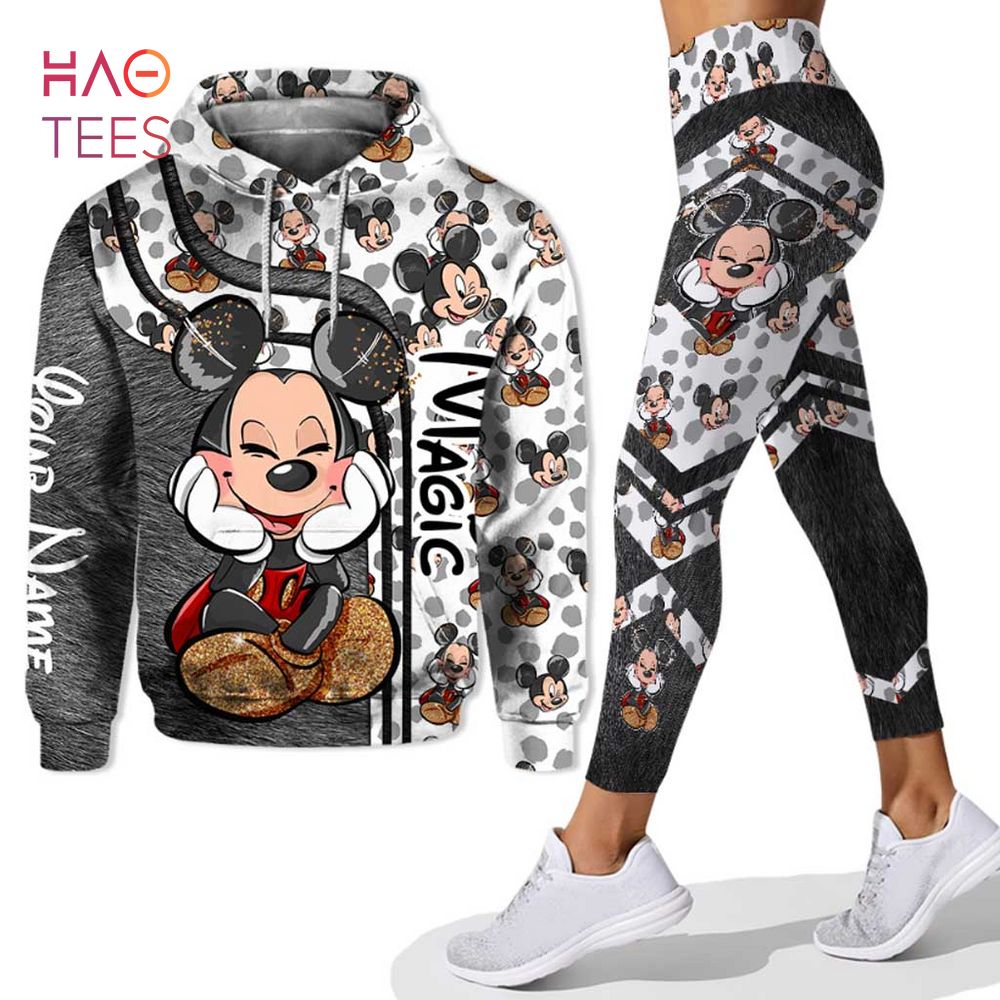 Customize Minnie 3D Hoodie Women's Hoodie Set Mickey Yoga Pants