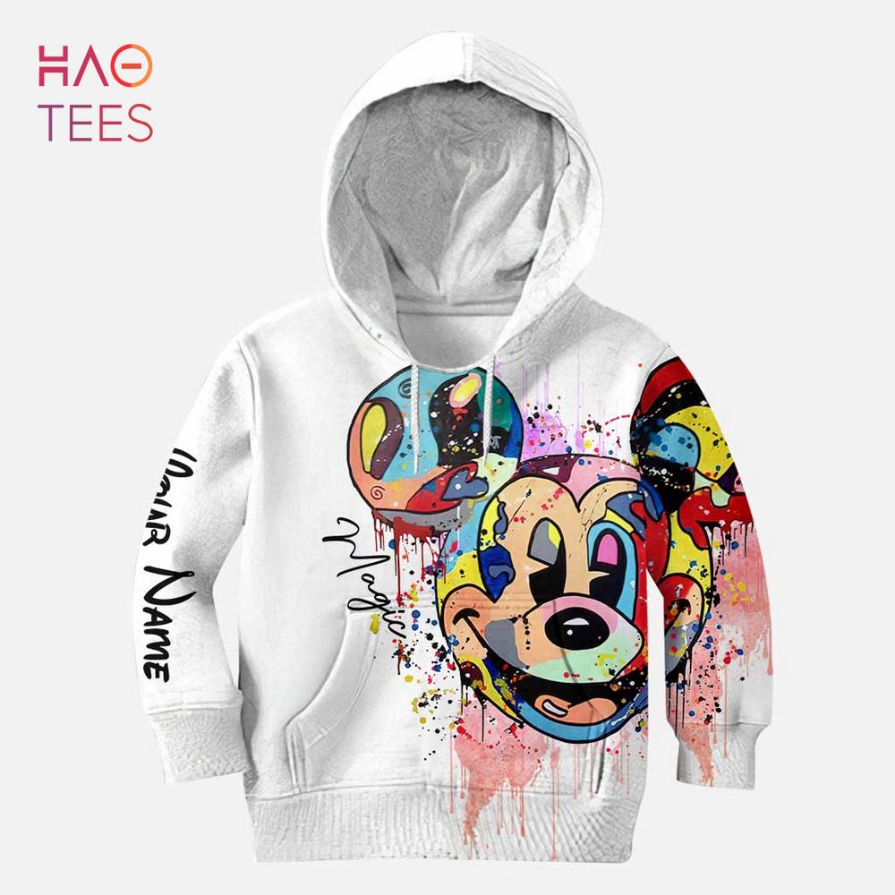 AVAILABLE Louis Vuitton Mickey Mouse Luxury 3D Hoodie POD Design