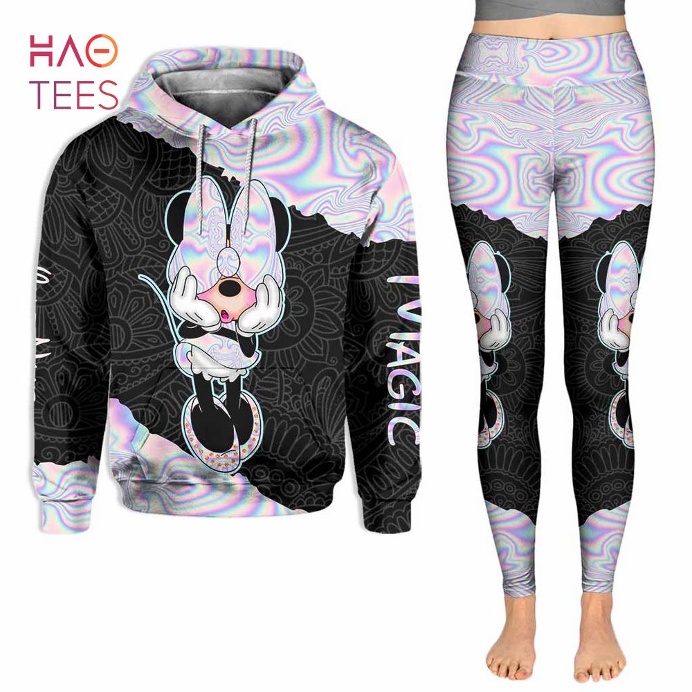 [BEST] Personalized Minnie Mouse Hoodie Leggings 3D All Over Print Limited Edition