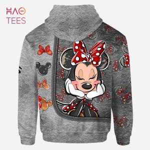 [BEST] Personalized Minnie Mouse Hoodie Leggings 3D Set All Over Print