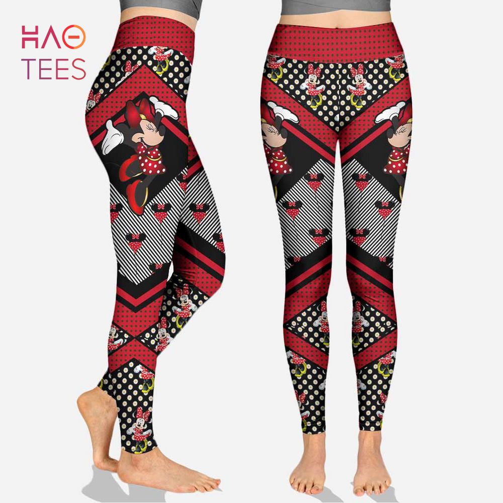 Yoga Leggings - Sketch of Mickey Mouse