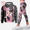 [BEST] Personalized Minnie Mouse Hoodie Leggings Set Luxury
