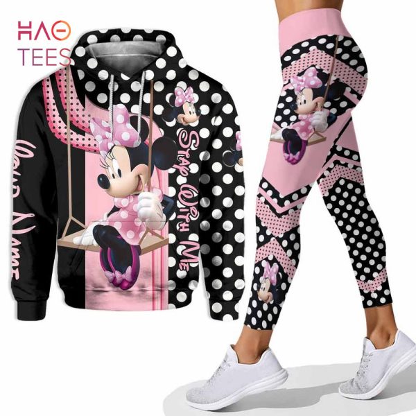 [BEST] Personalized Minnie Mouse Hoodie Leggings POD Design Set