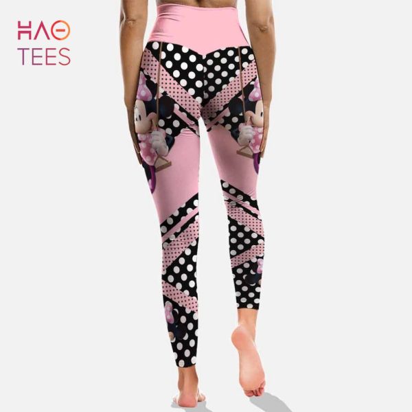 [BEST] Personalized Minnie Mouse Hoodie Leggings POD Design Set