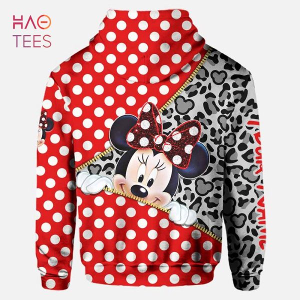 [BEST] Personalized Minnie Mouse Hoodie Leggings Set Luxury