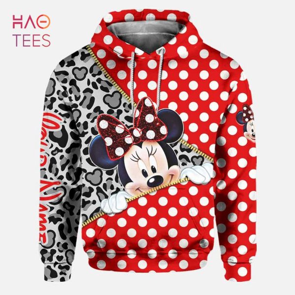 [BEST] Personalized Minnie Mouse Hoodie Leggings Set Luxury