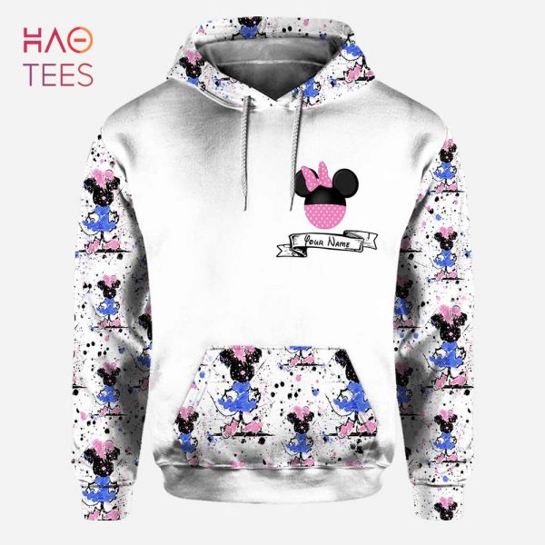 [BEST] Personalized Minnie Mouse Hoodie Leggings Set POD Design