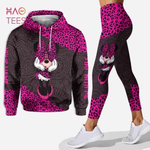 [HOT TREND] Personalized Minnie Mouse Hoodie Leggings Set  POD Design