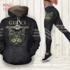 [HOT] Gucci Floral Pattern Hoodie Leggings Set 3D All Over Print