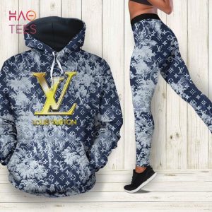 [HOT] Louis Vuitton Tie Dye 3D Hoodie Leggings Set LV Gift