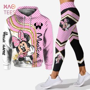 [HOT] Personalized Minnie Mouse Hoodie Leggings POD Design