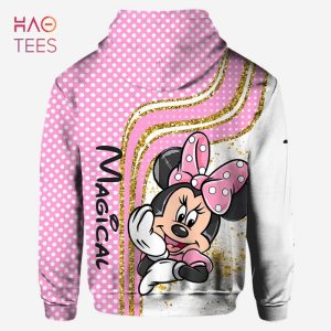 [HOT] Personalized Minnie Mouse Hoodie Leggings POD Design