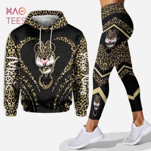 [HOT] Personalized Minnie Mouse Hoodie Leggings Set