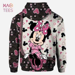 [HOT] Personalized Minnie Mouse Hoodie Leggings Set 3D All Over Print