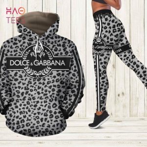 [NEW] Dolce & Gabbana D&G Hoodie Leggings Luxury Brand Clothing