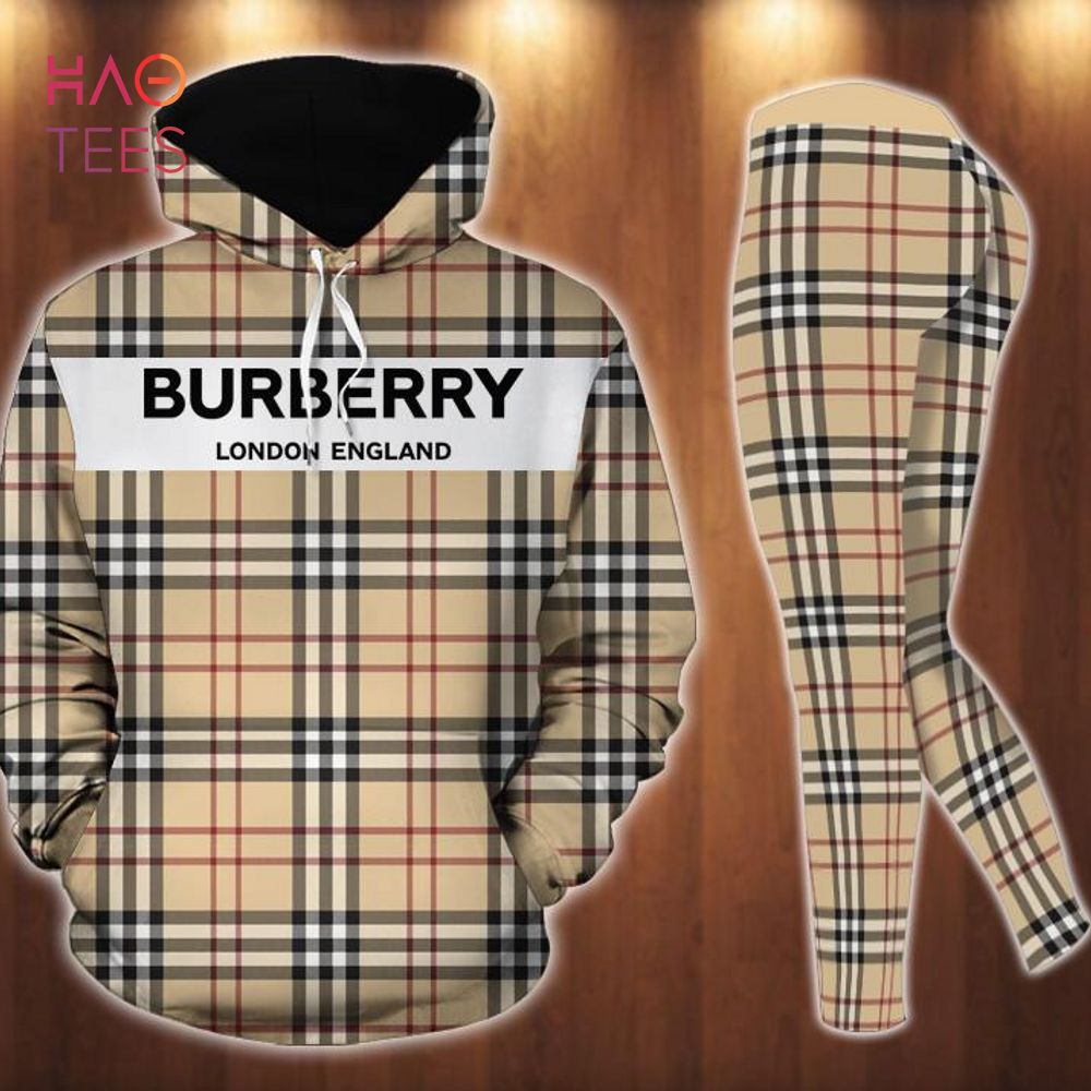 [TRENDING] Burberry Hoodie Leggings Luxury Brand Clothing