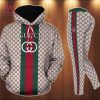 [TRENDING] Gucci Flower Hoodie Leggings Luxury Brand Clothing