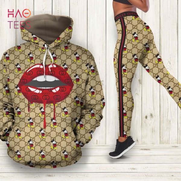 [TRENDING] Gucci Mickey Mouse Hoodie Leggings Luxury Brand Clothing Clothes