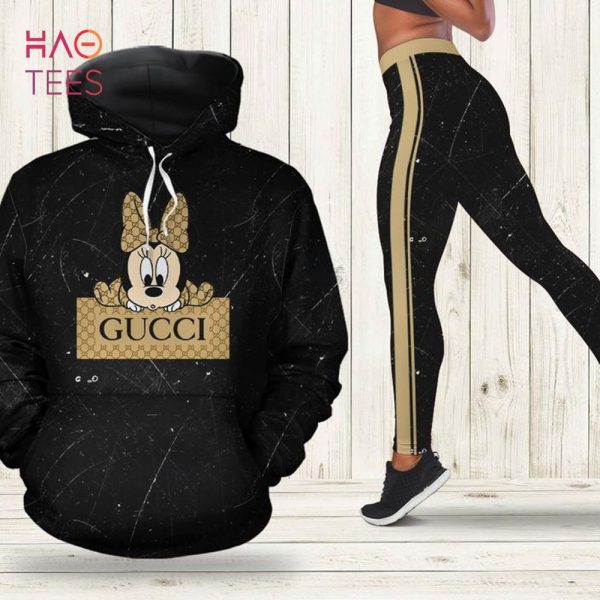 [TRENDING] Gucci Minnie Mouse 3D Hoodie Leggings Set
