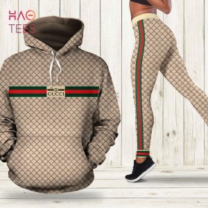 [TRENDING] Gucci Stripe 3D Hoodie Leggings Luxury Brand Clothing