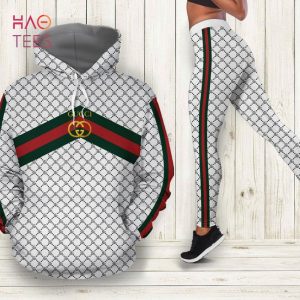 [TRENDING] Gucci White Hoodie Leggings Luxury Brand Clothing