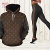 [TRENDING] Louis Vuitton Brown Hoodie Leggings Luxury