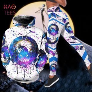 [TRENDING] The Nightmare Before Christmas Painted Purple Color 3D Hoodie and Leggings Set