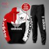 Available Adidas Red White Hoodie And Pants Limited Edition