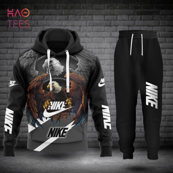 NEW Nike Black White Luxury 3D Hoodie And Pants