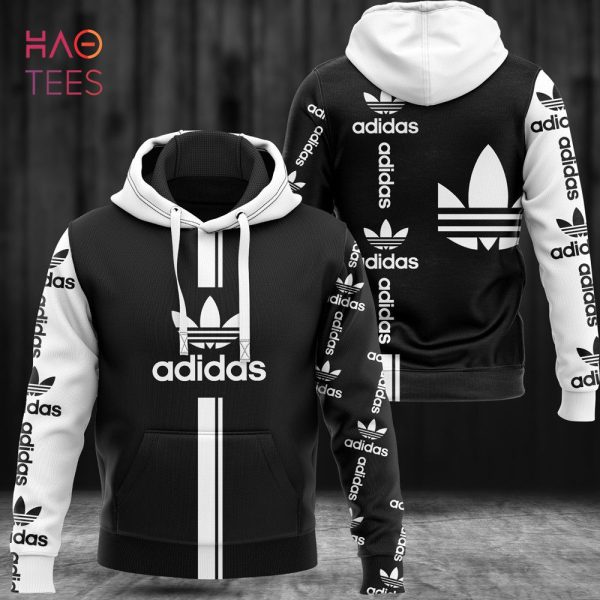[TRENDING] Adidas Black White Hoodie Pants Limited edition