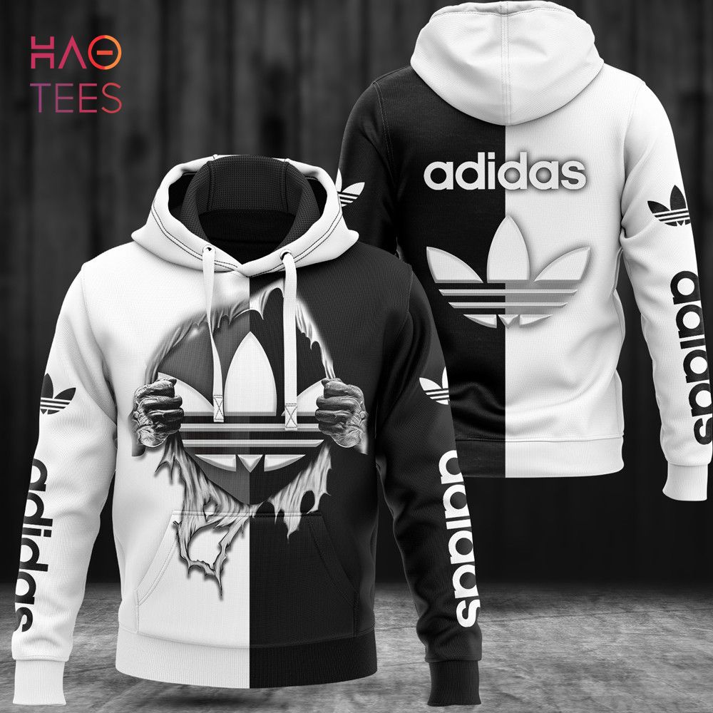 [TRENDING] Adidas White Black Hoodie Past Limited edition