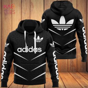 HOT Adidas Black 3D Hoodie And Pats Limited edition
