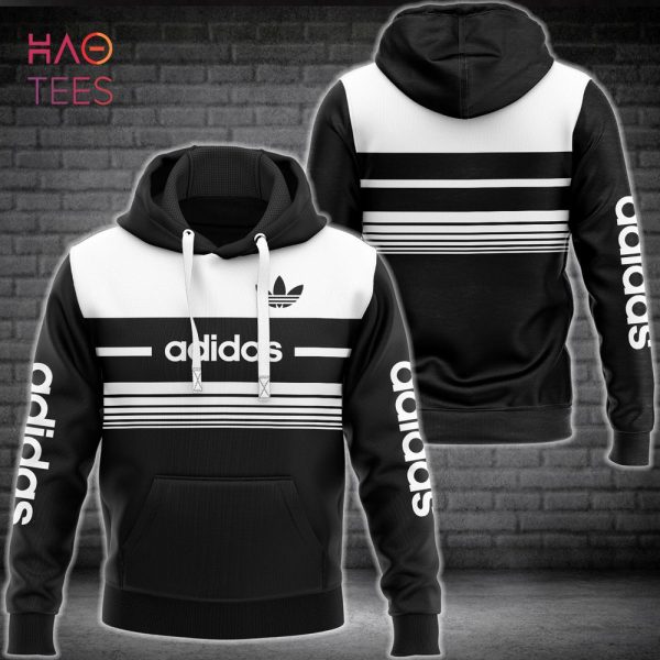 NEW Adidas Black White Hoodie And Pants Limited edition