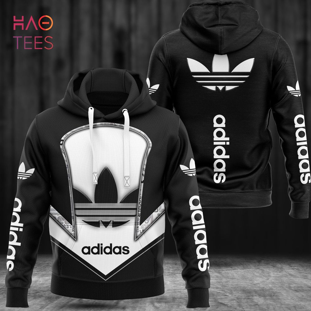 NEW Adidas Black White Hoodie And Pants Pod Design Luxury Store