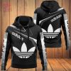 NEW Adidas Luxury Black 3D Hoodie And Pants Limited edition